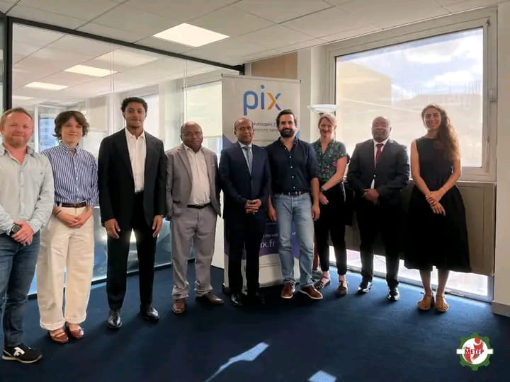 RECONTRE ENTRE LA DELEGATION DU METFP ET LE DIRECTEUR GENERAL DU GIP PIX A PARIS